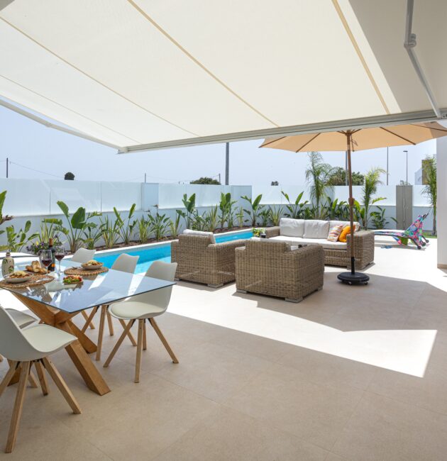 Durable Australian Outdoor Shading | Alfresco Awnings & Patio Roofing Systems Supplier | Automation, Wind, Rain & Sun